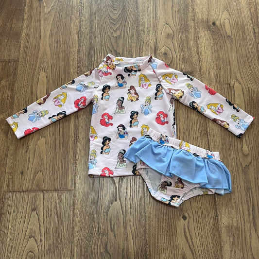 Princess Rash Guard Set