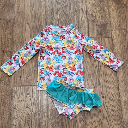 Little Mermaid Rash Guard Set