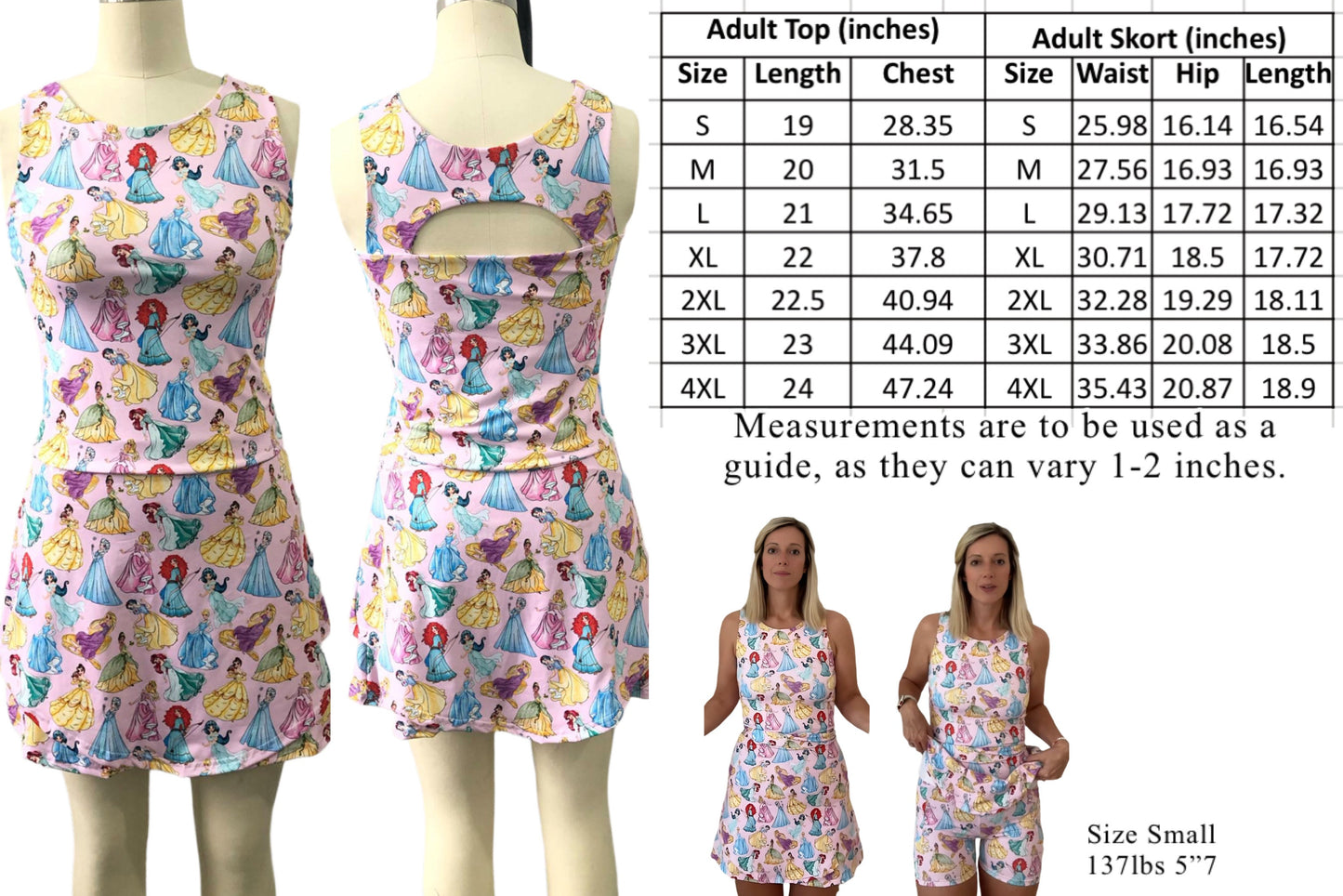 Animal Kingdom Athletic Skort Sets