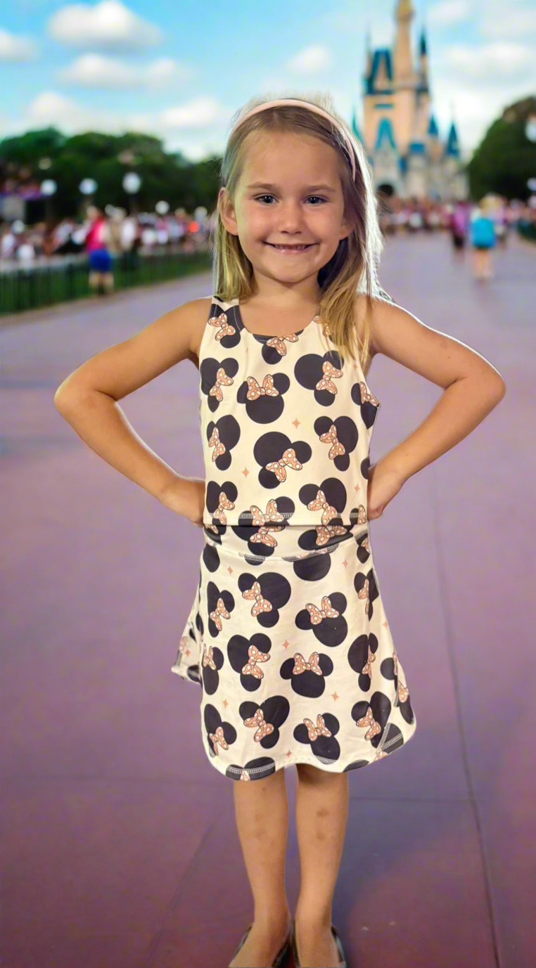 Mouse Skort Set