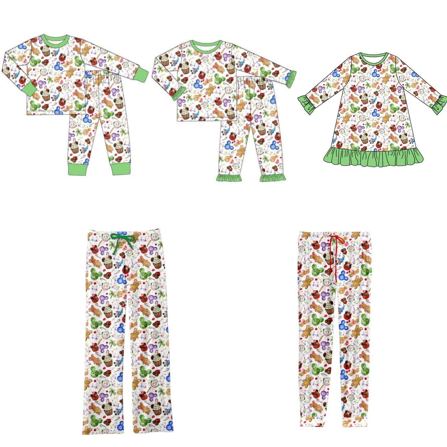 Mouse Christmas Treats Pajamas - ETA early November