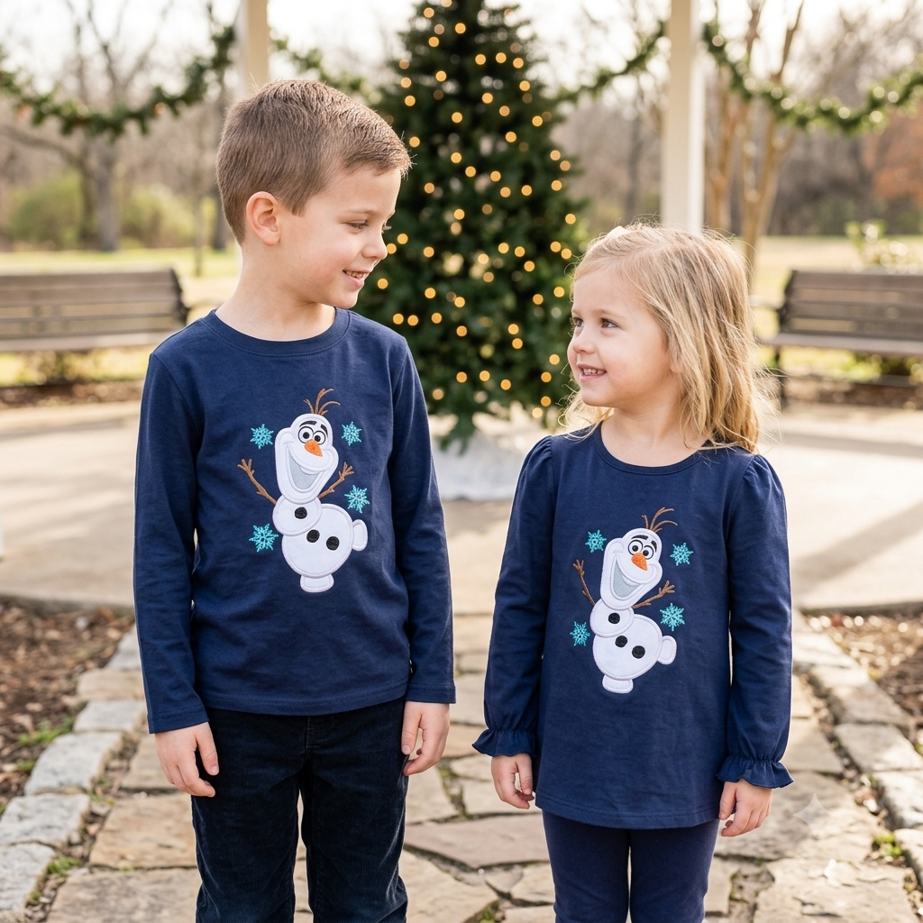 Christmas Appliqué Girl Shirts - ETA mid September