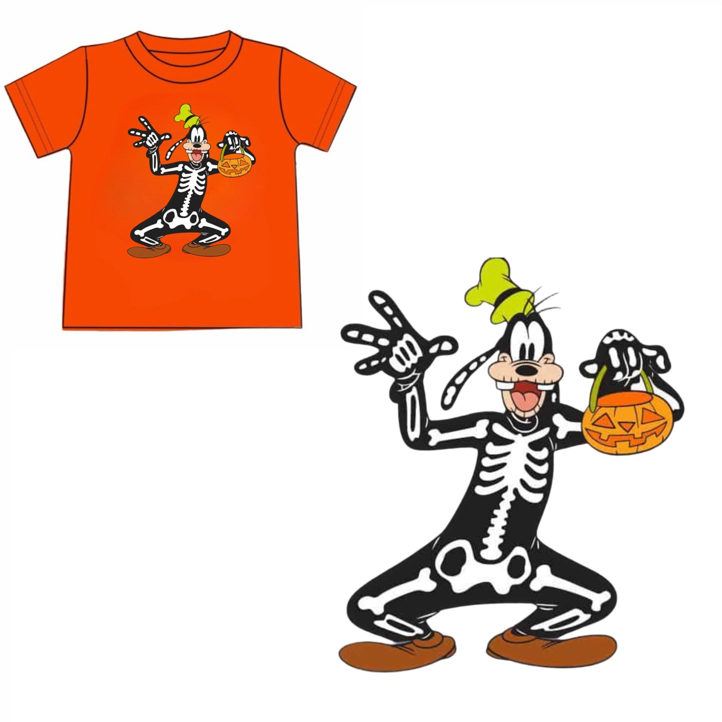 Goofy Halloween Embroidered Shirts - ETA late August