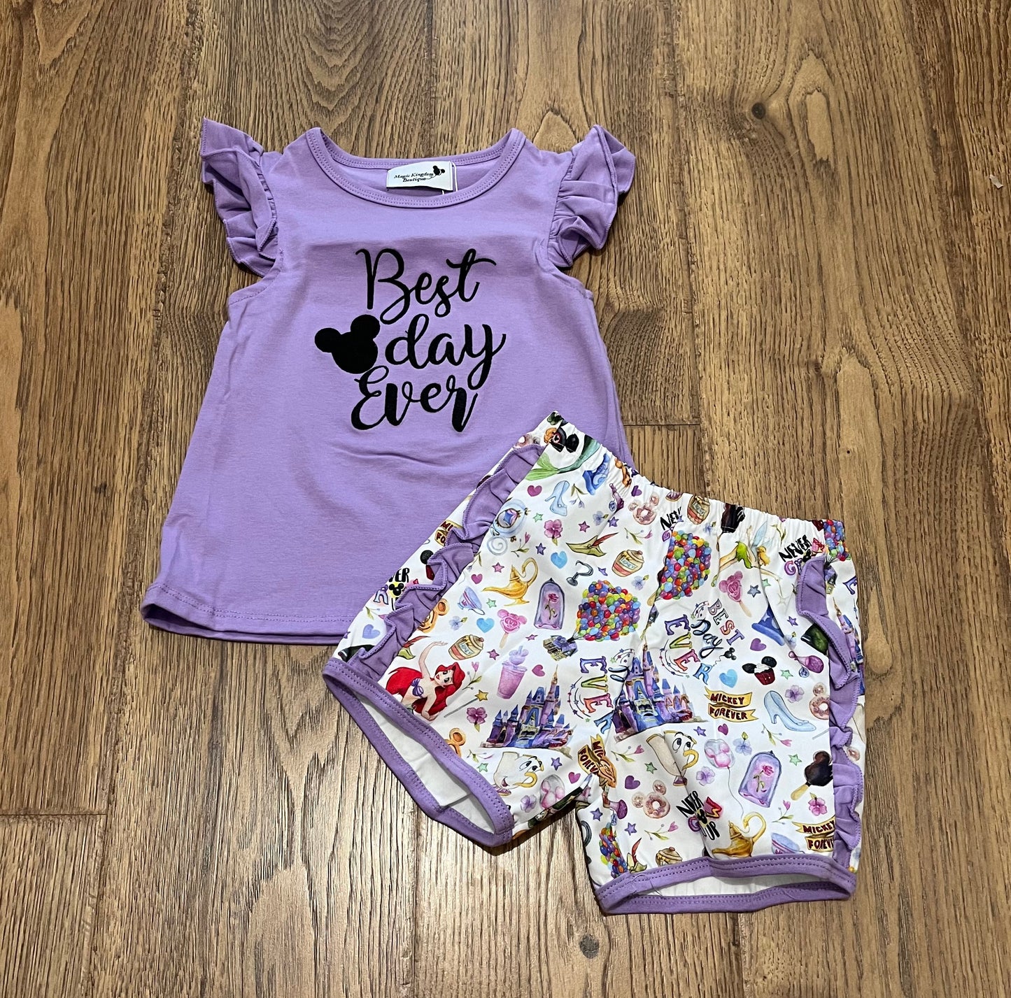 Best Day Ever Appliqué Girl Set