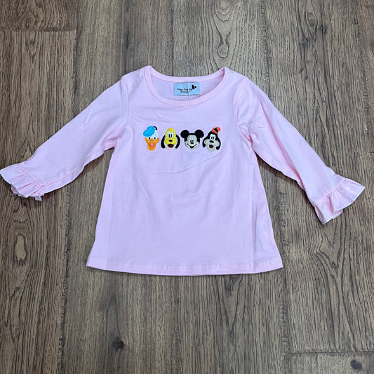 Character Appliqué Girl Shirt