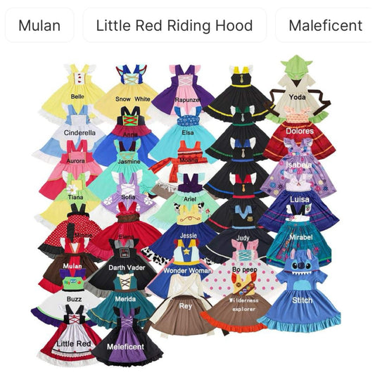 Character Dresses Collection 4 - ETA early August