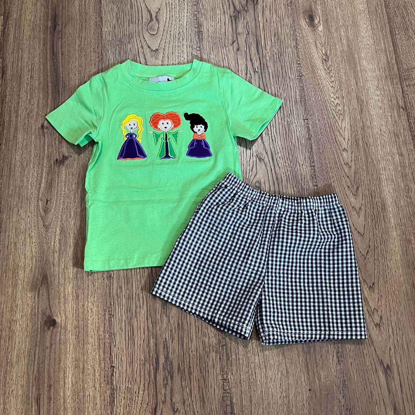 Hocus Pocus Appliqué Boy Short Set