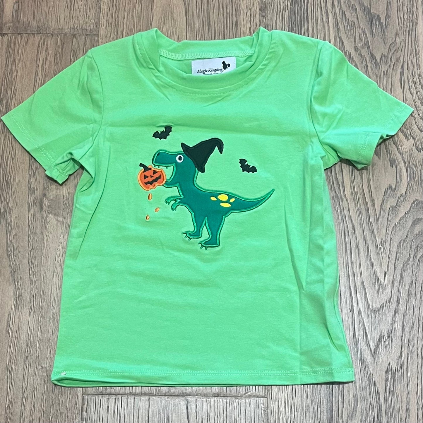 Dino Halloween Appliqué Shirt