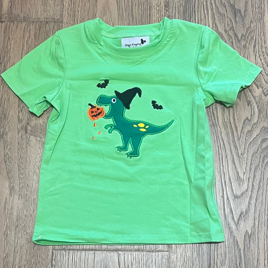 Dino Halloween Appliqué Shirt
