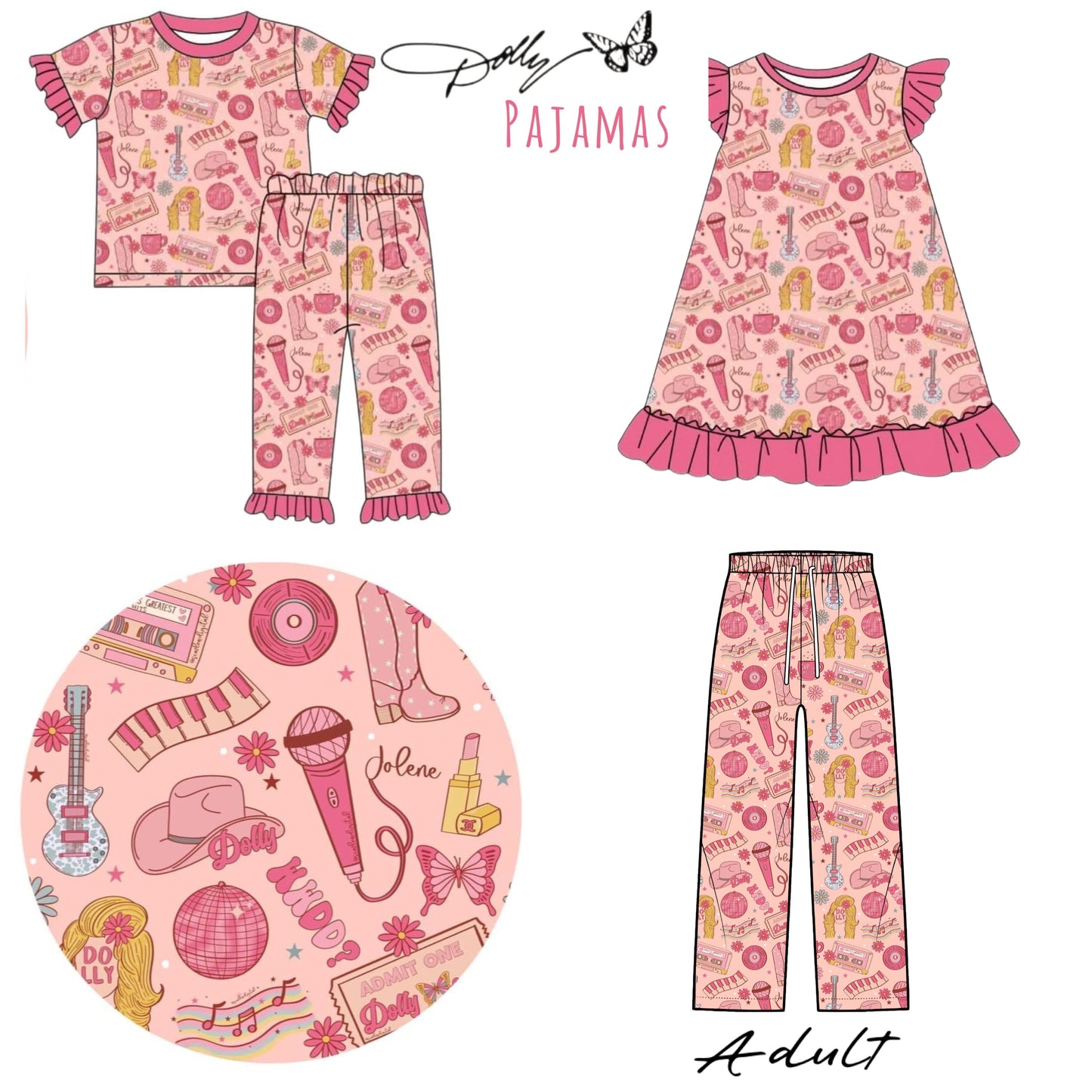 Dolly PJ Collection - ETA mid November