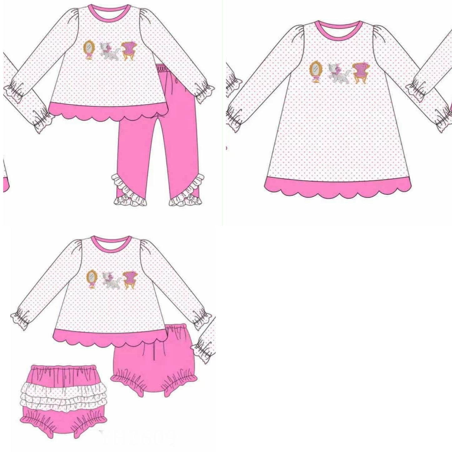 Marie Embroidered Collection - ETA mid January