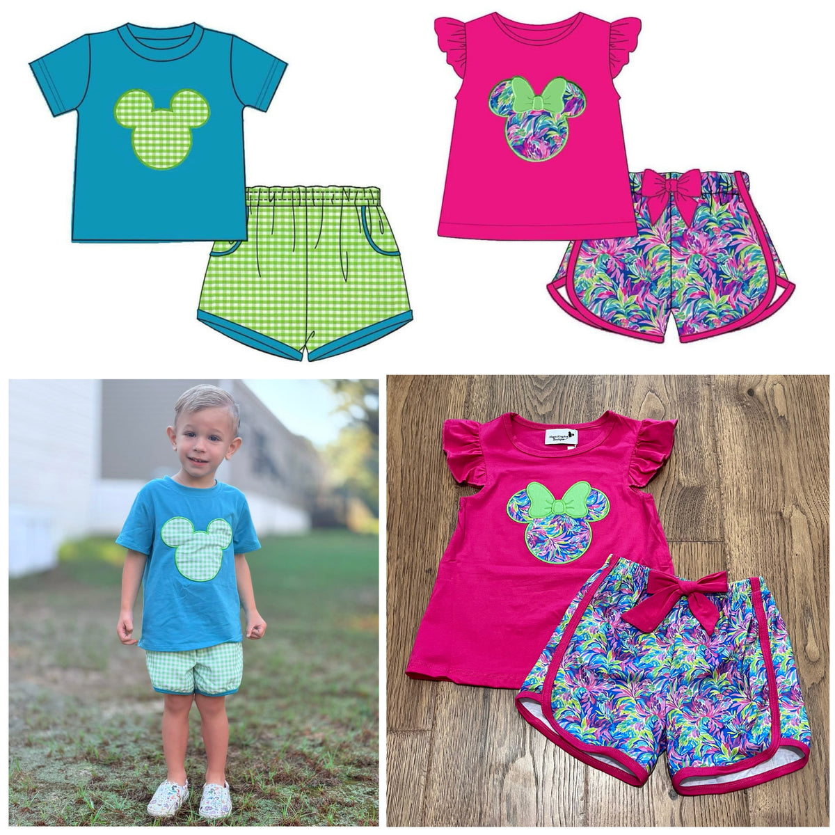 Summer Mouse Appliqué Sets - ETA early Febrary