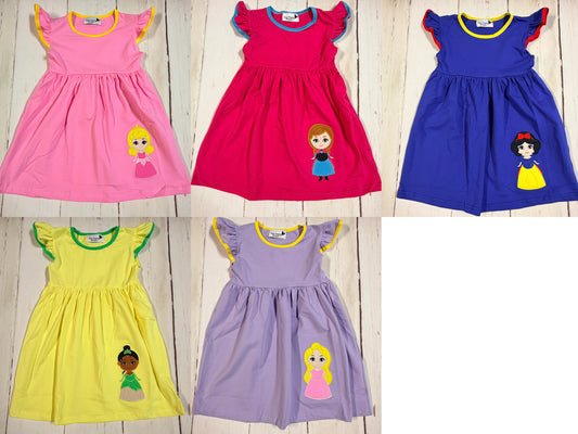 Princess Appliqué Dresses