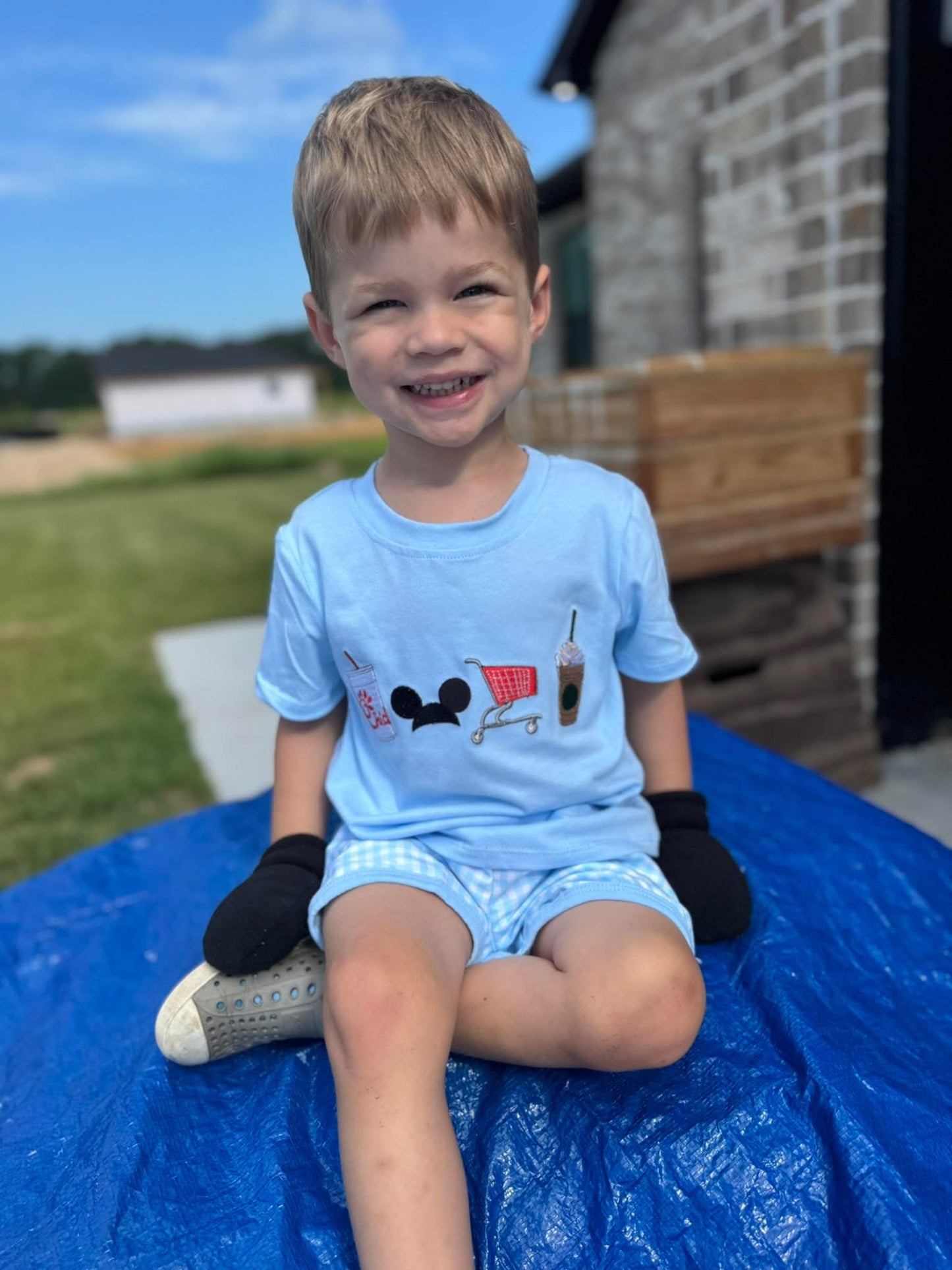 Favorite Things Appliqué Boy Short Set