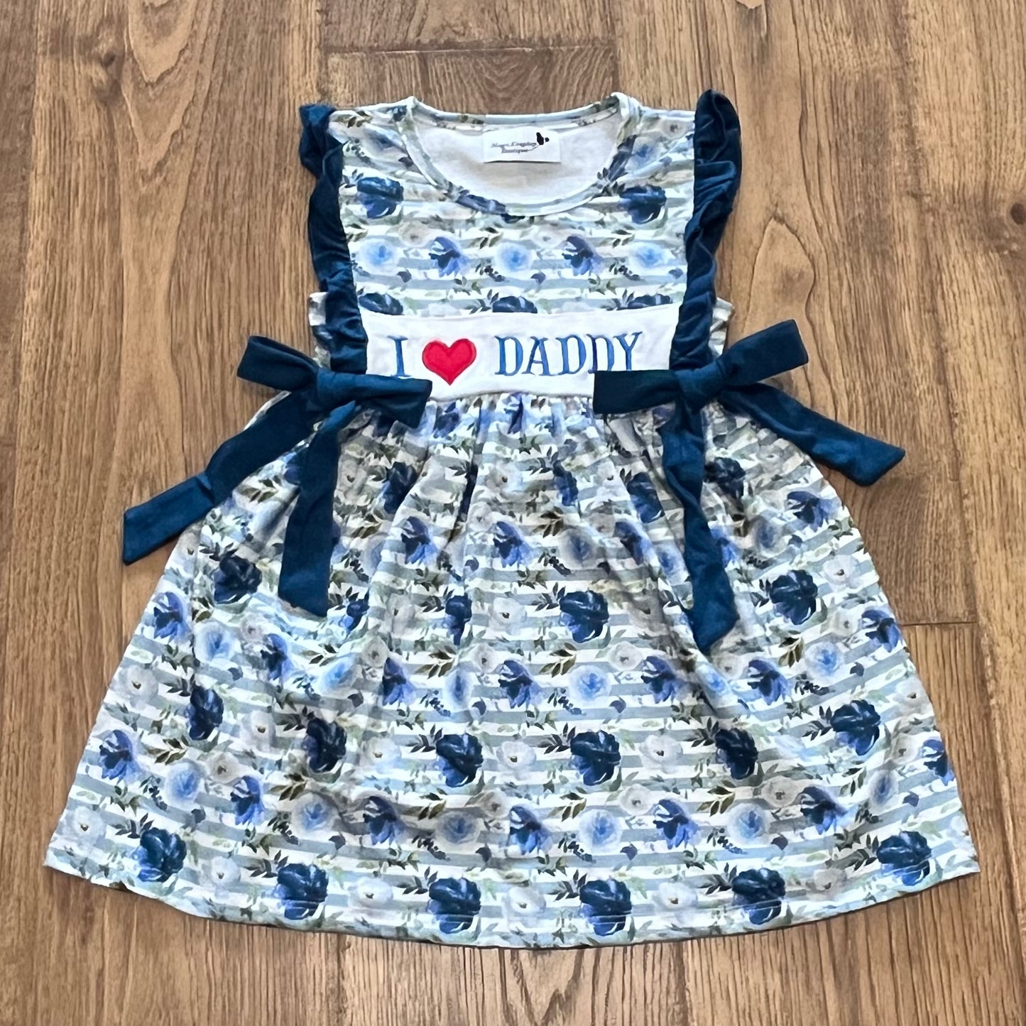 I ❤️ Daddy Appliqué Dress