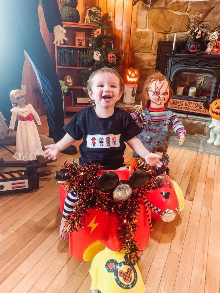 Horror Dudes Smocked Boy Set PO54