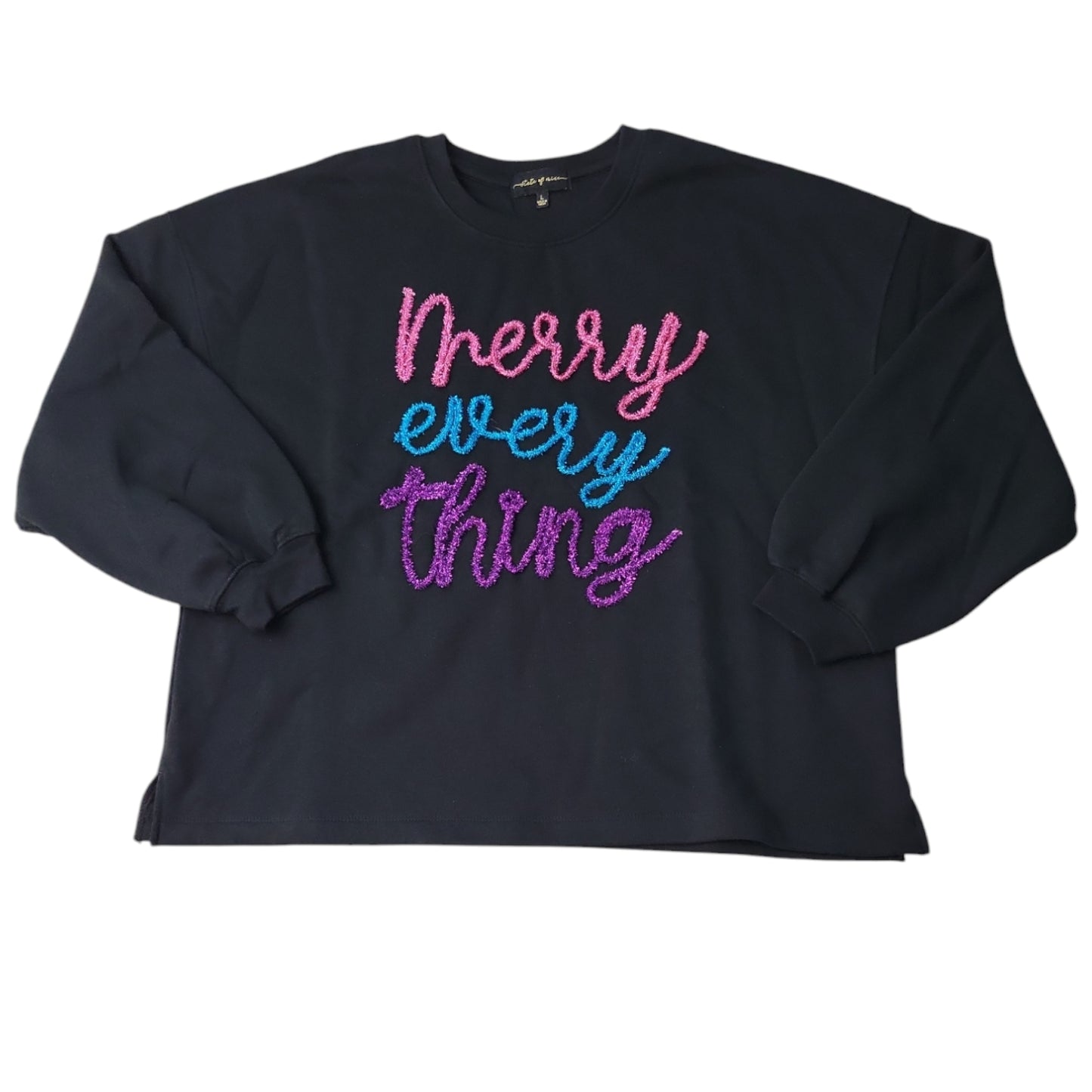 Tinsel Merry Every Thing Sweatshirt